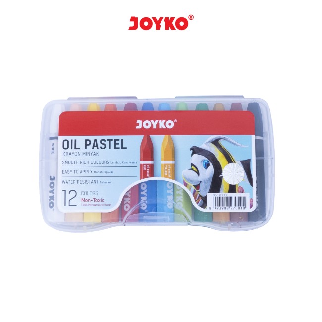 joyko Oil Pastel Crayon Minyak Crayon Minyak OP-12CHC (12 Color)