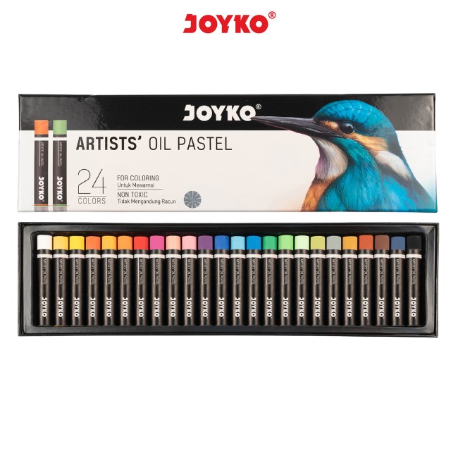 joyko Oil Pastel Crayon Minyak Crayon Minyak OP-24 ART (24 Color)