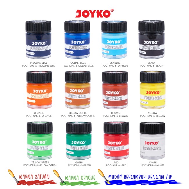 joyko Water Color Cat Air Poster Color Cat Poster Poster Color POC-10ML-6