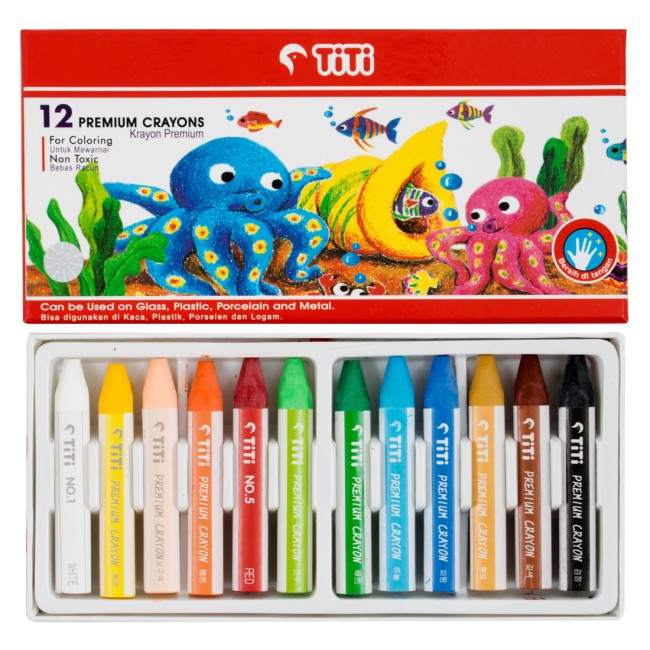 joyko Crayon Crayon Premium Crayon PRC-12CD (12 Colors)