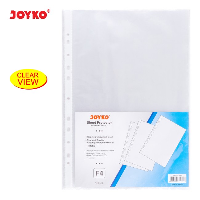 joyko Sheet Protector Sheet Protector Sheet Protector SHP-201-10 (F4)
