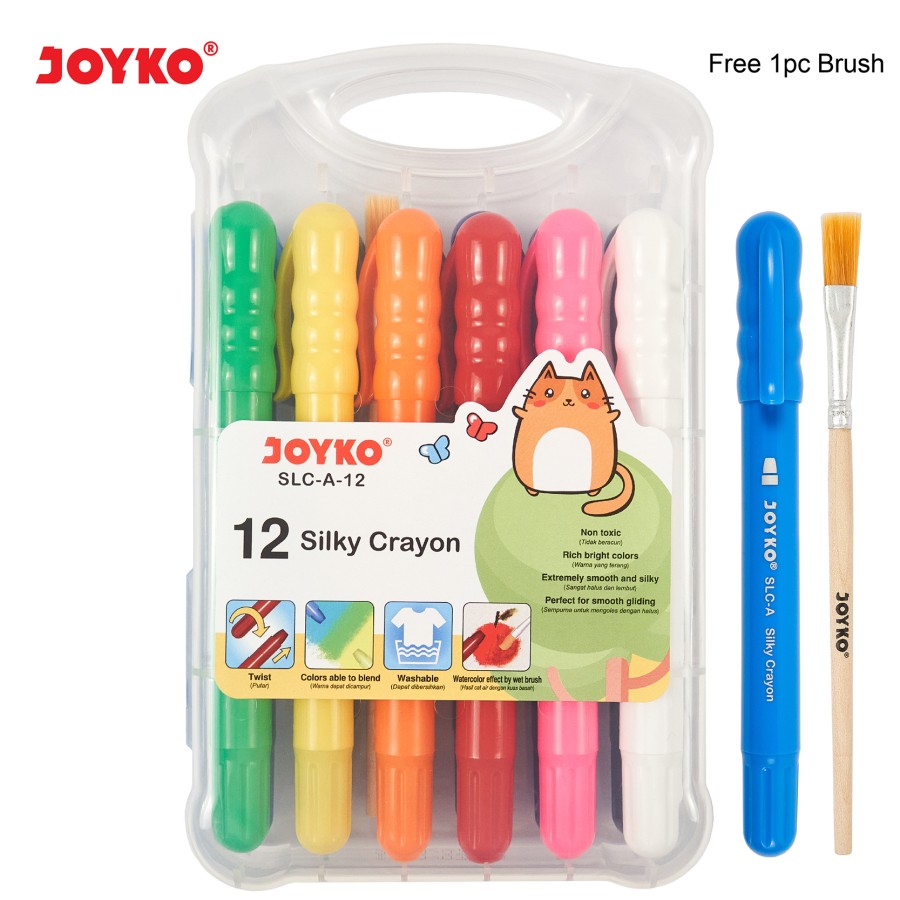 Silky Crayon SLCA12 (12 Color)