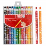 Paper Roll Crayon TI-CP-12R (12 Colors)