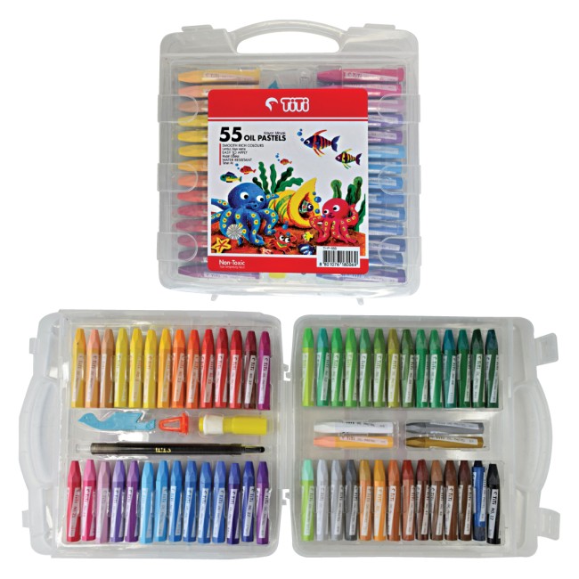 joyko Oil Pastel Oil Pastel Oil-Pastel TI-P-55S (55 Colors)