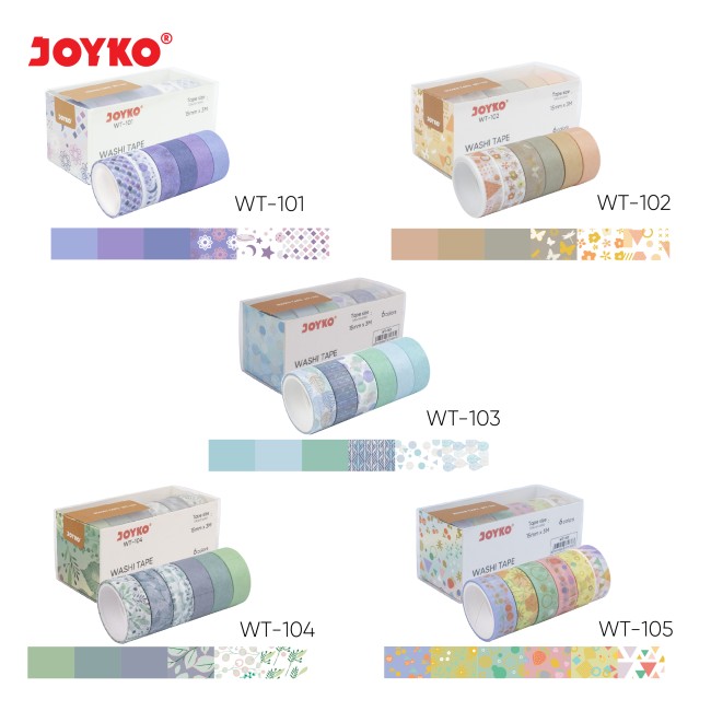 joyko Tape Pita Perekat Washi Tape WT-101
