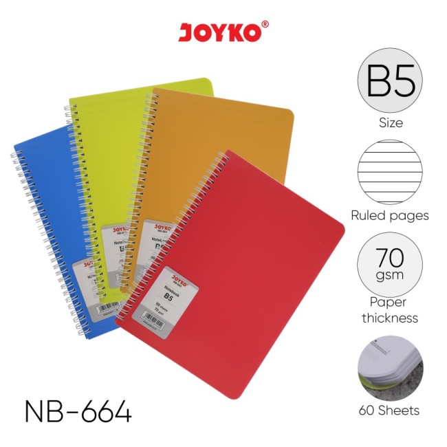 joyko Notebook Buku Catatan Buku Catatan NB-664 (B5)