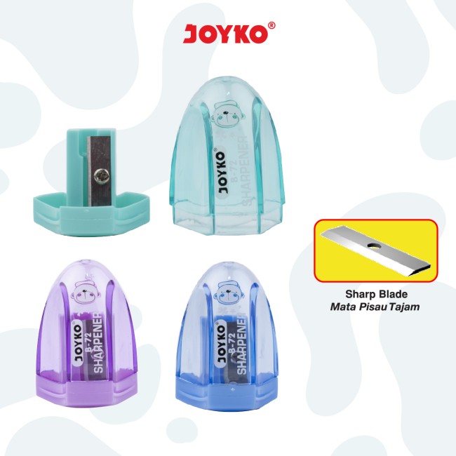 joyko Sharpener Serutan Hand Sharpener Serutan Tangan Sharpener B-72