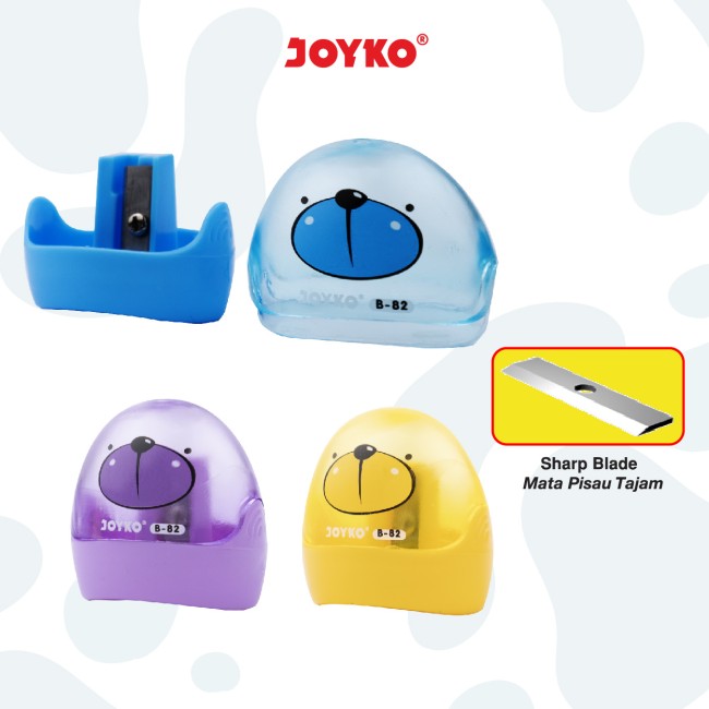 joyko Sharpener Serutan Hand Sharpener Serutan Tangan Sharpener B-82